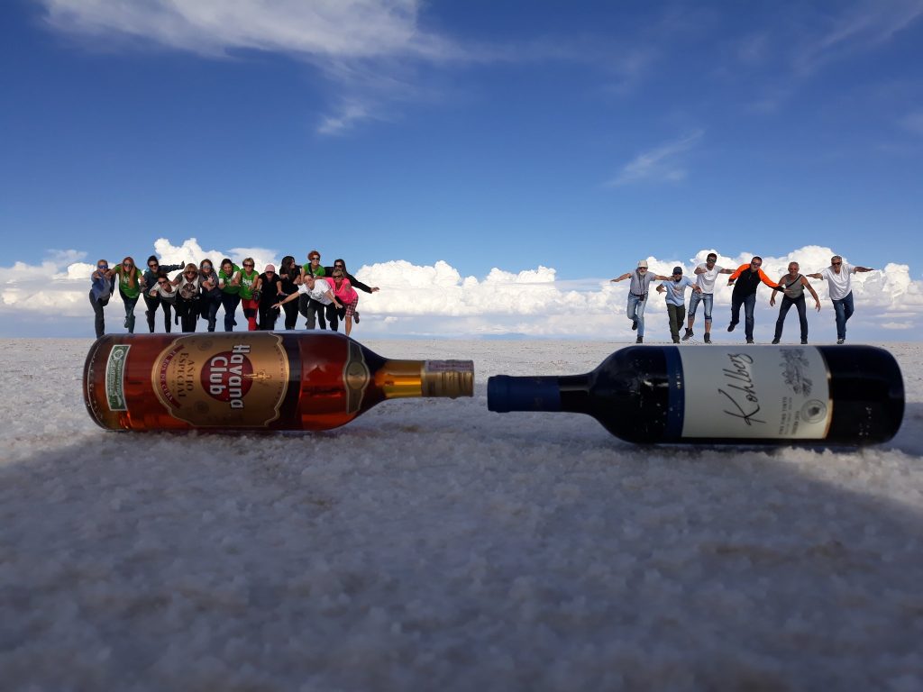 Salar espejo Uyuni al extremo